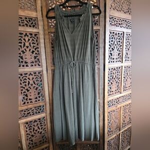 Well Worn Olive Maxi Dress